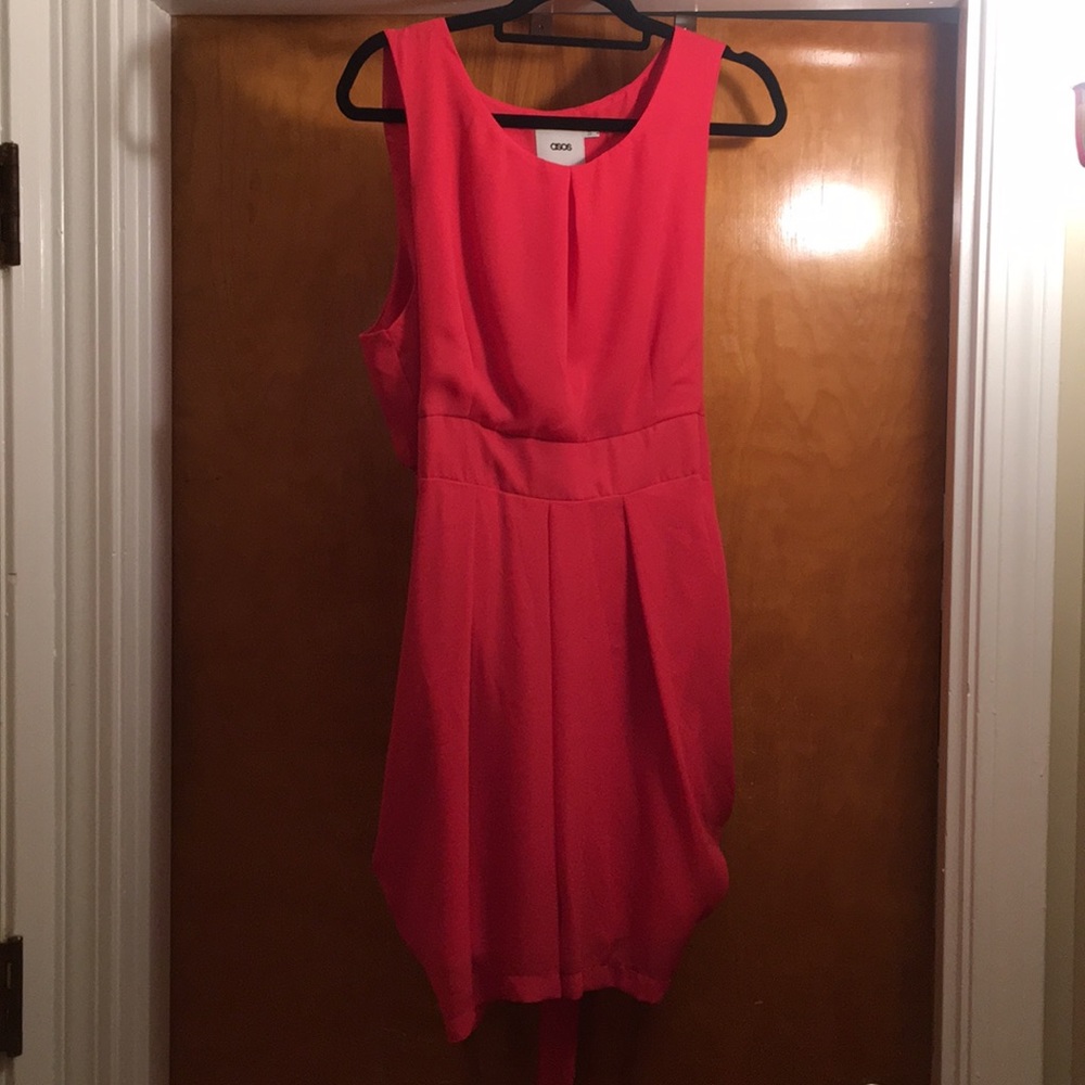 Pink asos dress